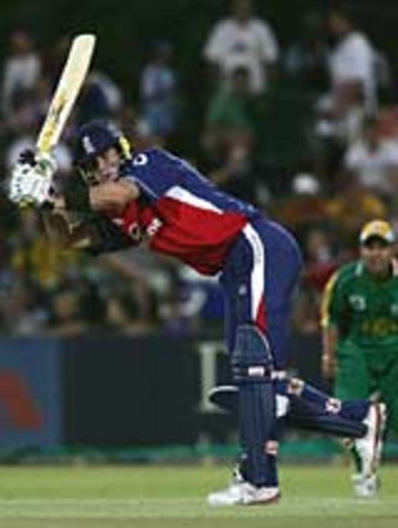 Kevin Pietersen on his way to 97, South Africa A v England, Kimberley, January 26, 2005