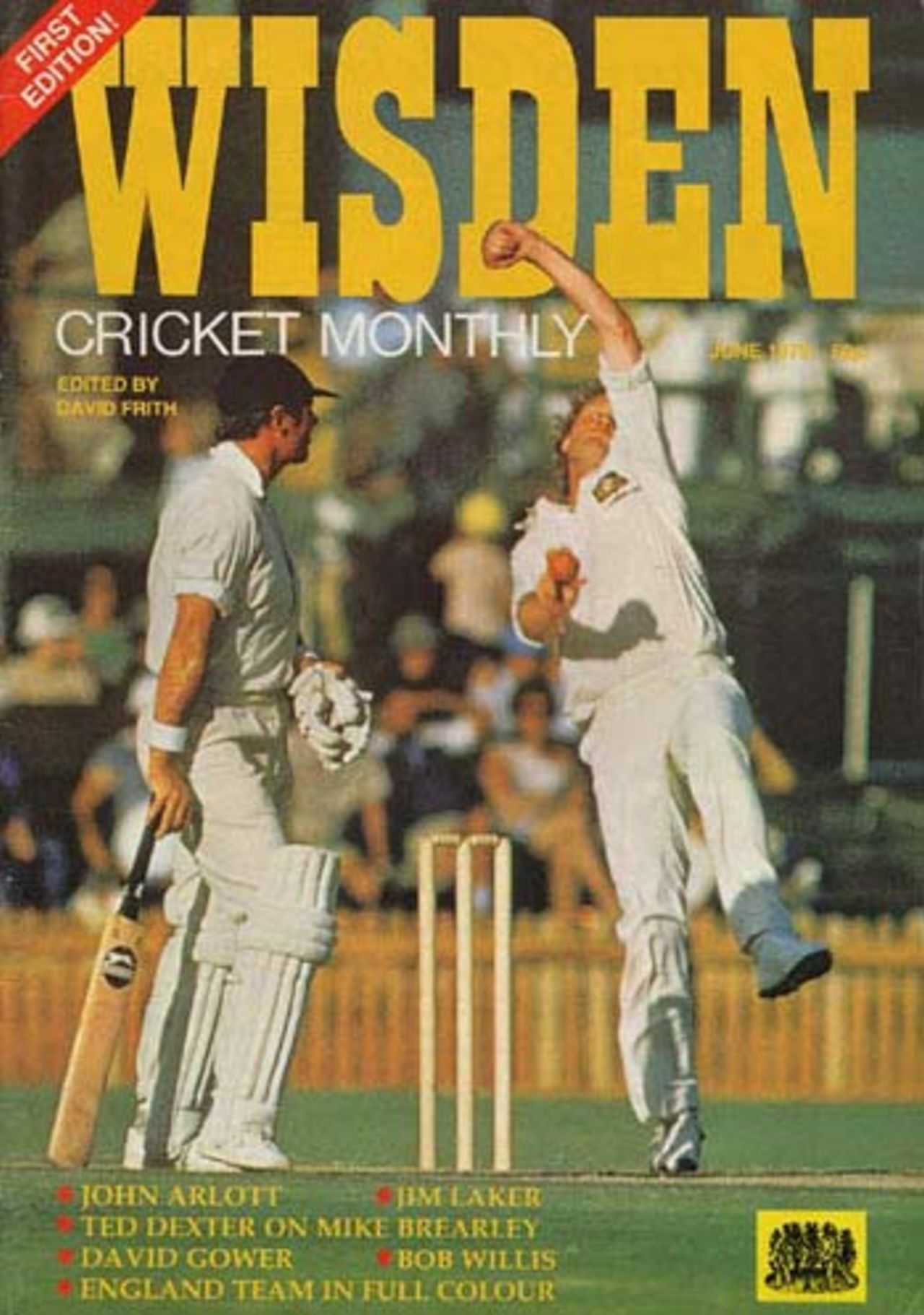 Wisden Cricket Monthly 1st edition cover