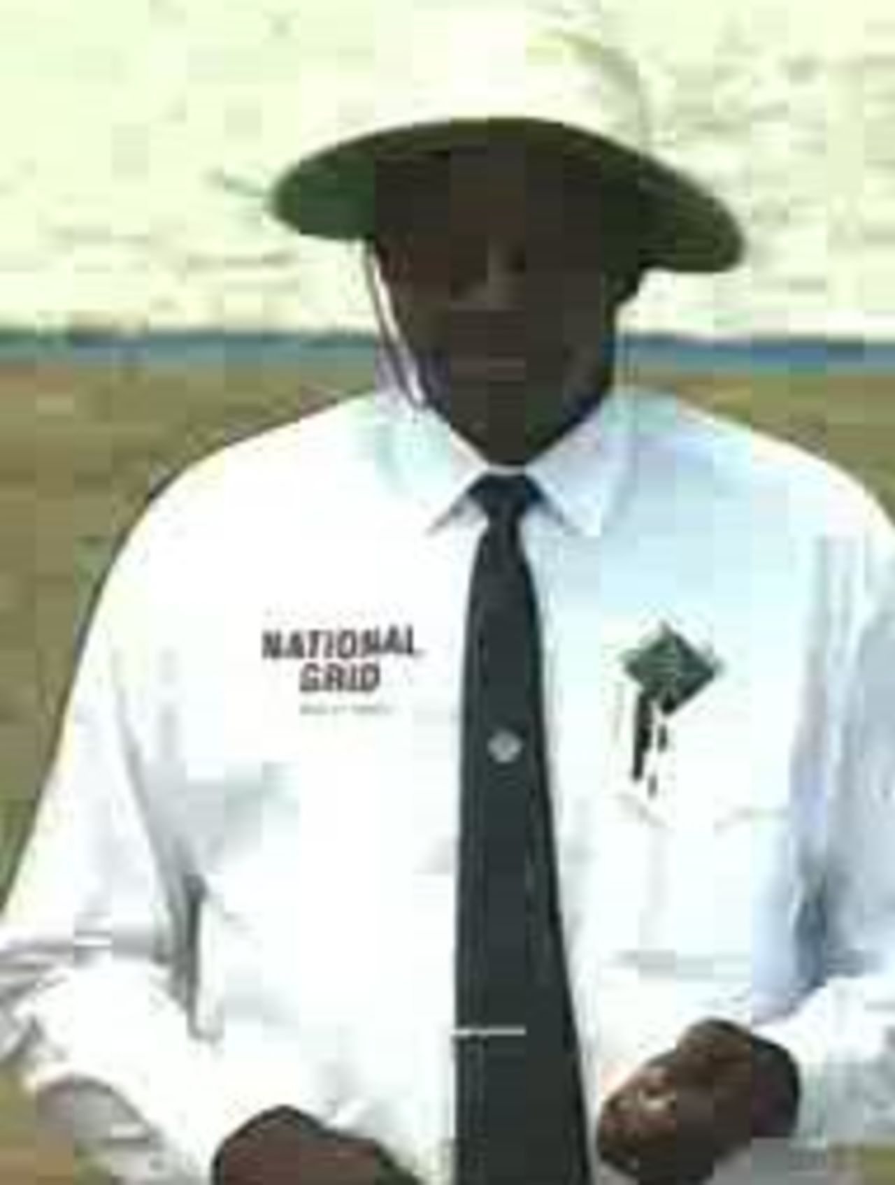 Steve Bucknor during the fourth test at guyana