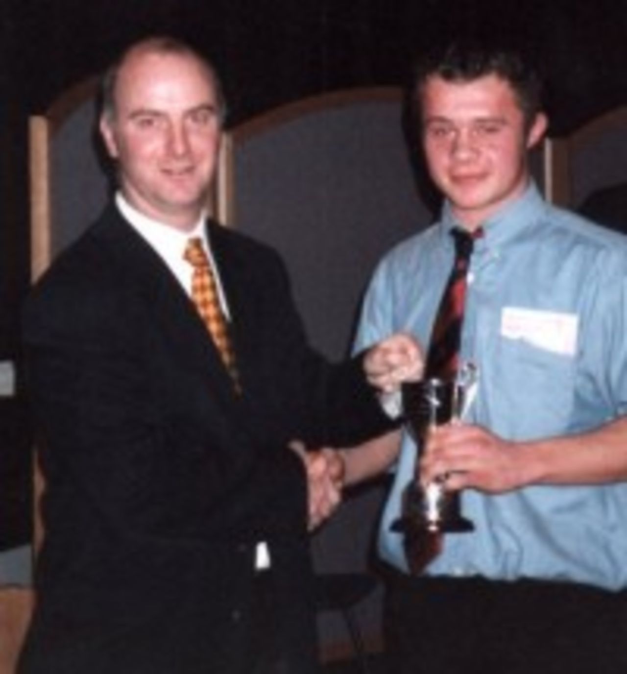 Danny Isherwood - winner of the HPCS Junior Player of the Year Trophy in 1999