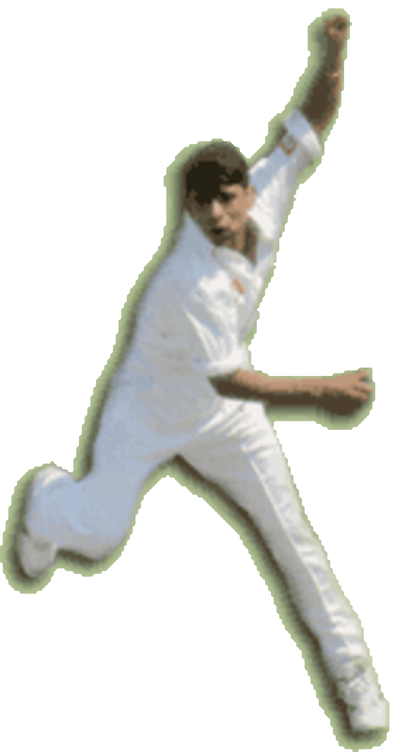 Saqlain Mushtaq's bowling action