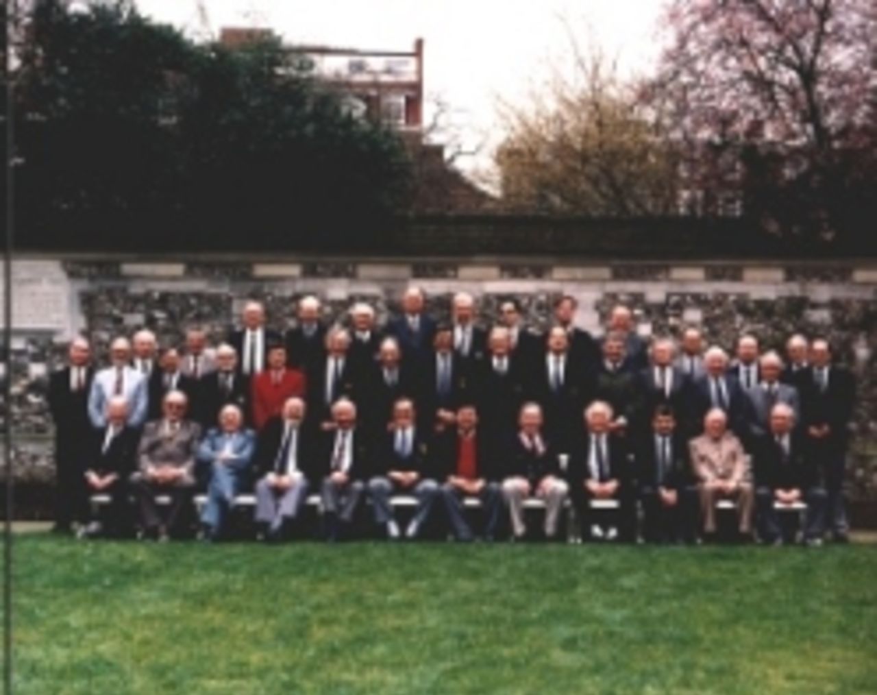 Members of the ACCS meet at Lord's in 1997.