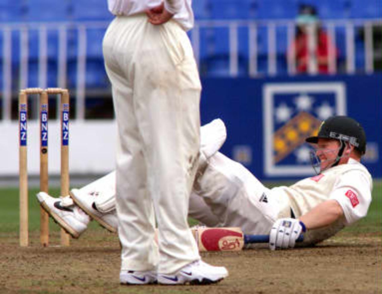 Cullinan evades a McMillan bouncer - South Africa in New Zealand, 1998/99, 1st Test, New Zealand v South Africa, Eden Park, Auckland 27 February 1999