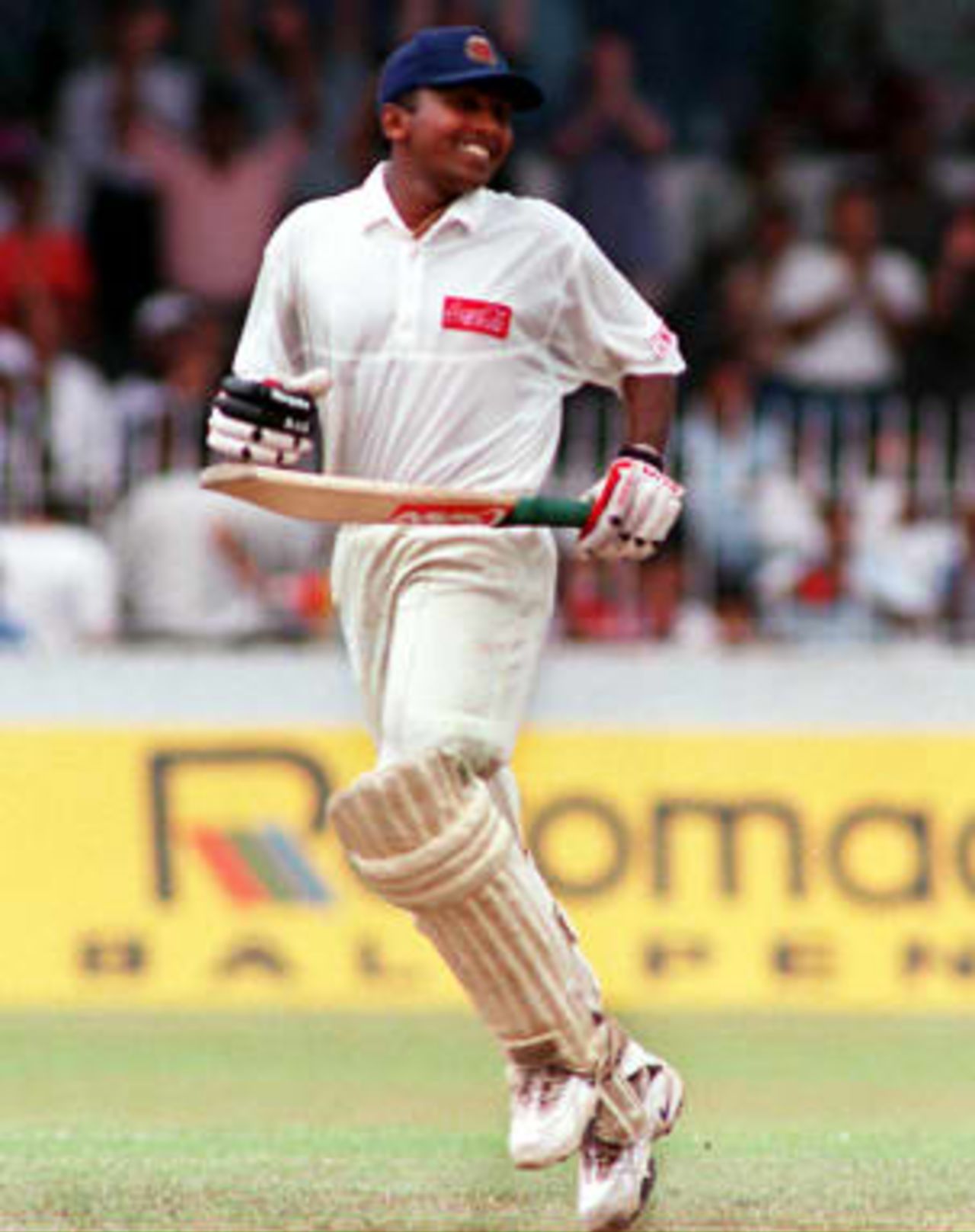 Jayawardene is all smiles as he reaches 200 - Asian Test Championship, 1998/99, 2nd Match Sri Lanka v India Sinhalese Sports Club, Colombo 27 Feb 1999