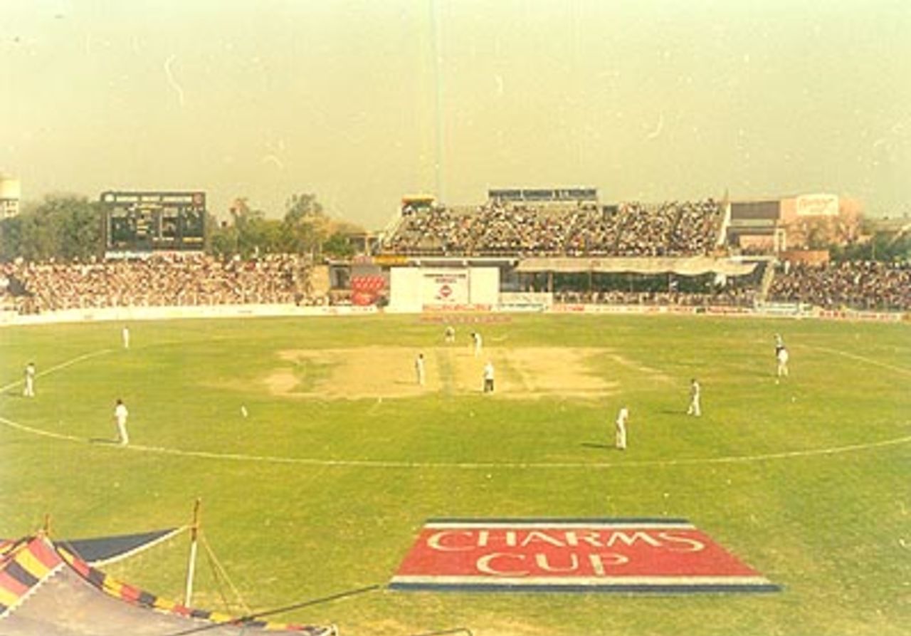 A Panoramic view of the Majestic Nahar Singh Stadium