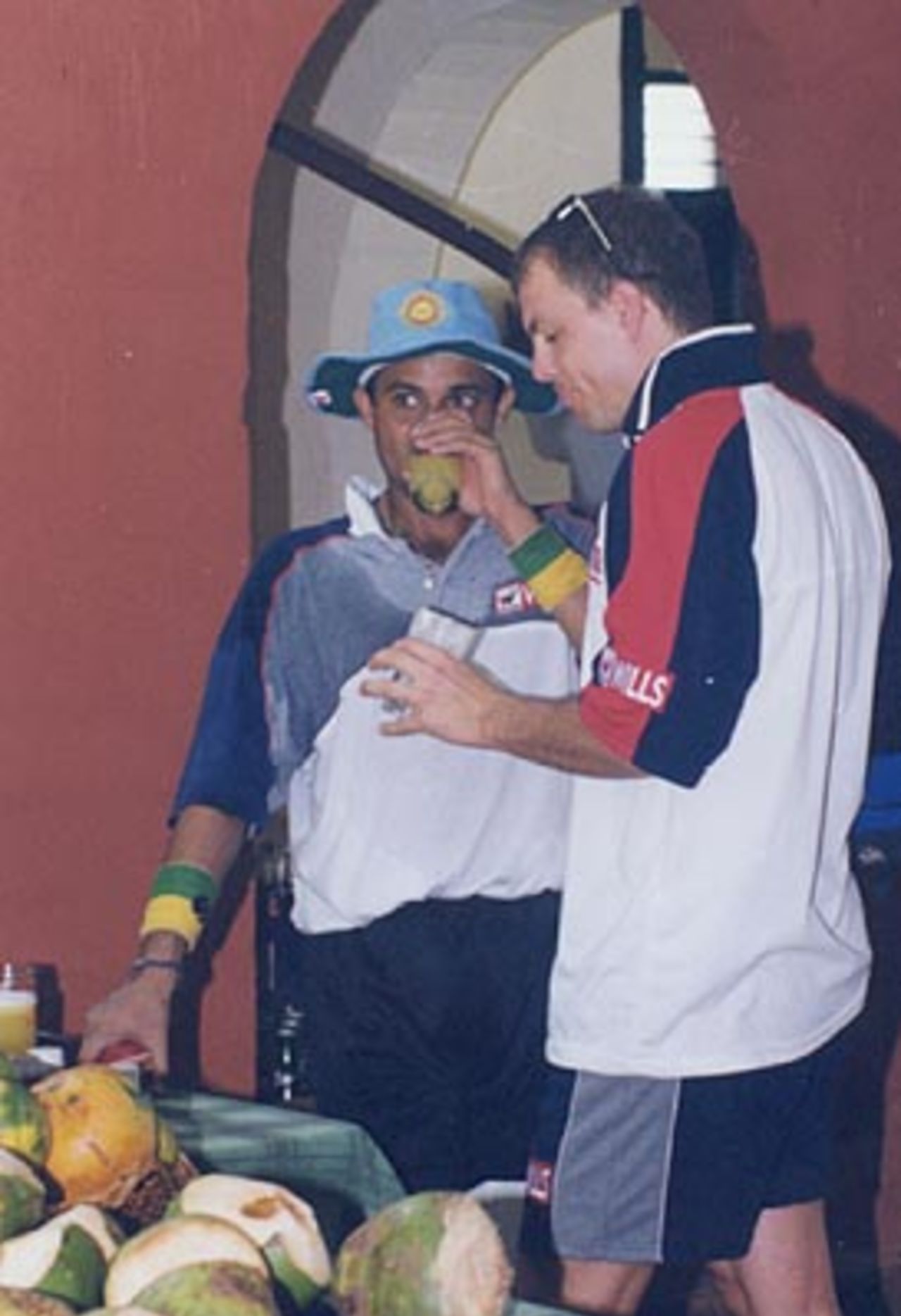 10 Feb 2001: Australia in India Feb-Mar 2001, Conditioning Camp at the IIT Chemplast Ground, Chennai