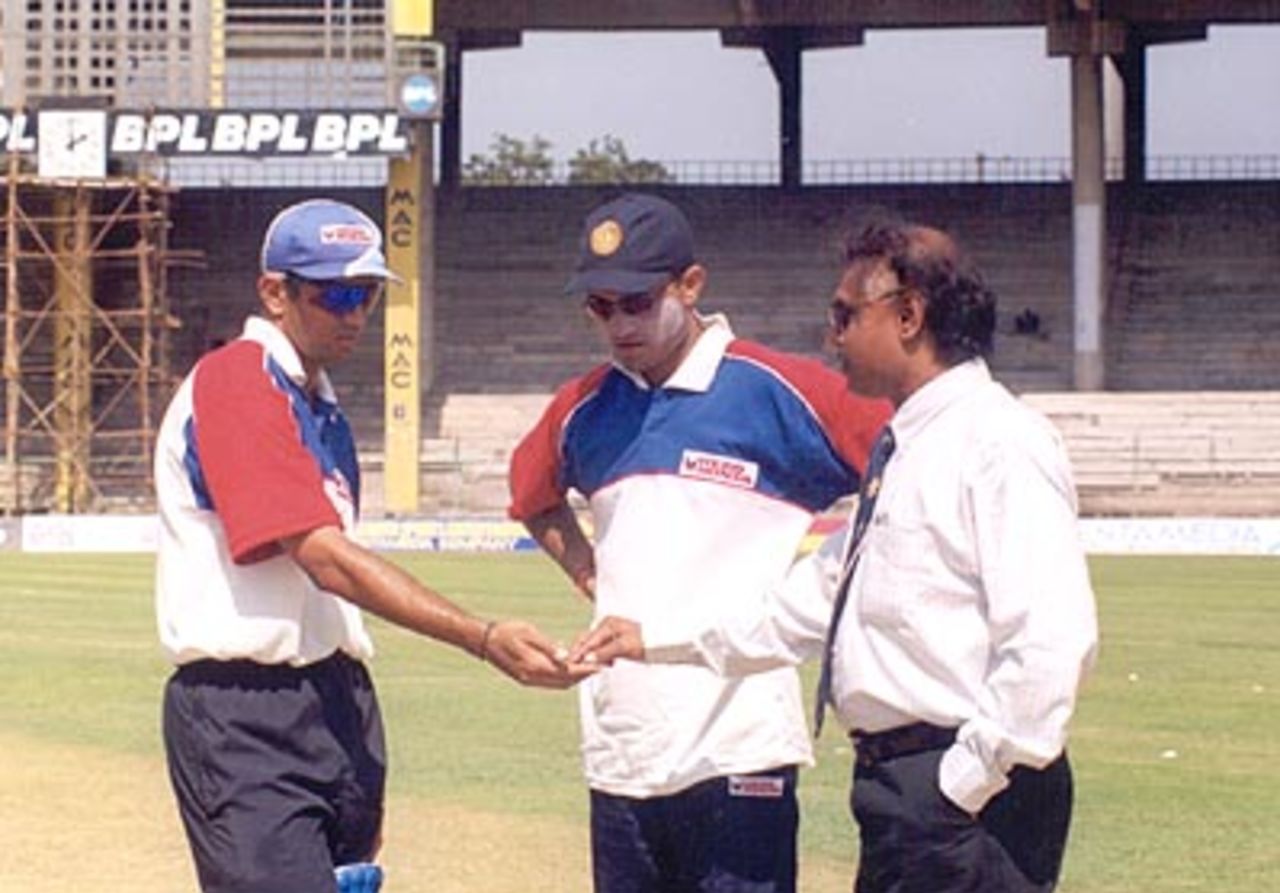 12 Feb 2001: Challenger Series 2000/01, India v India 'A', MA Chidambaram Stadium, Chepauk, Chennai