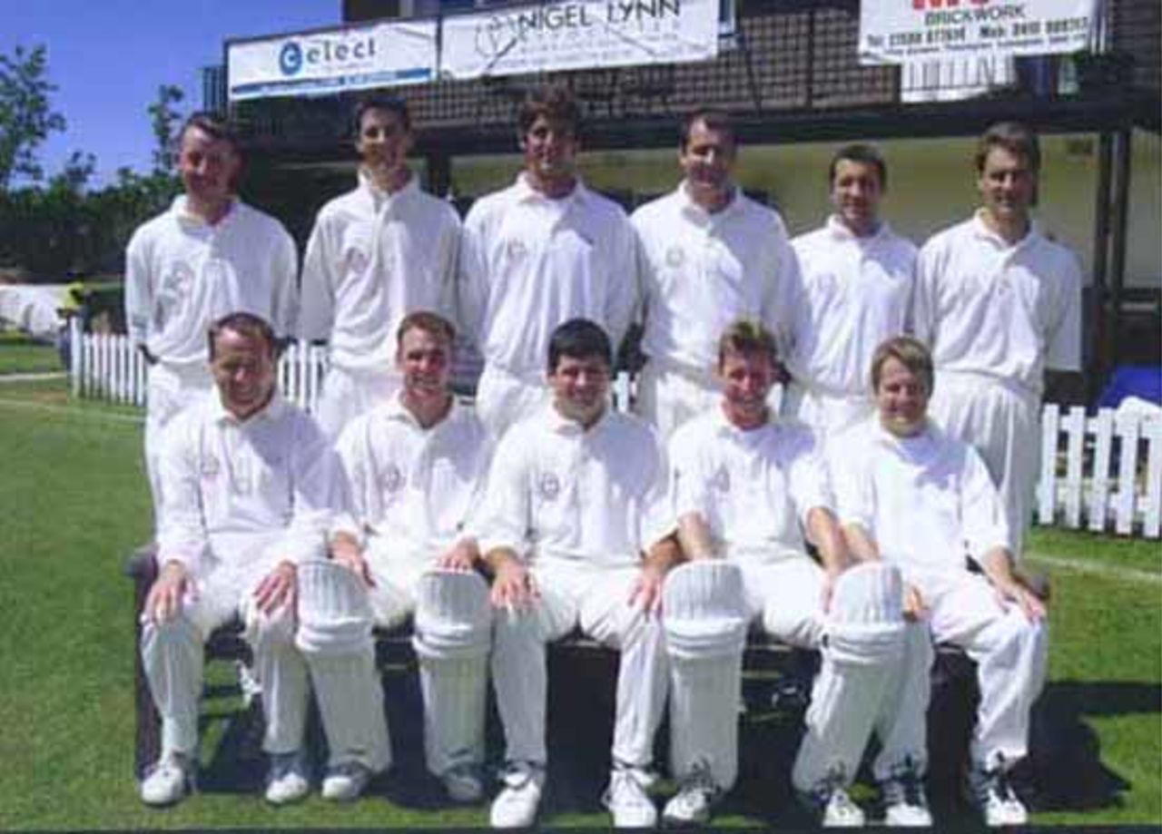 <b>Back Row:</b> Luke Ronchi, Ian Hilsum, Andy Neal, Matt King, Kevin Nash, John Whiting.<br><b>Seated:</b> Graham Pardey, Andy Sexton, Neil Taylor, Neil Thurgood, Steve Latimore.