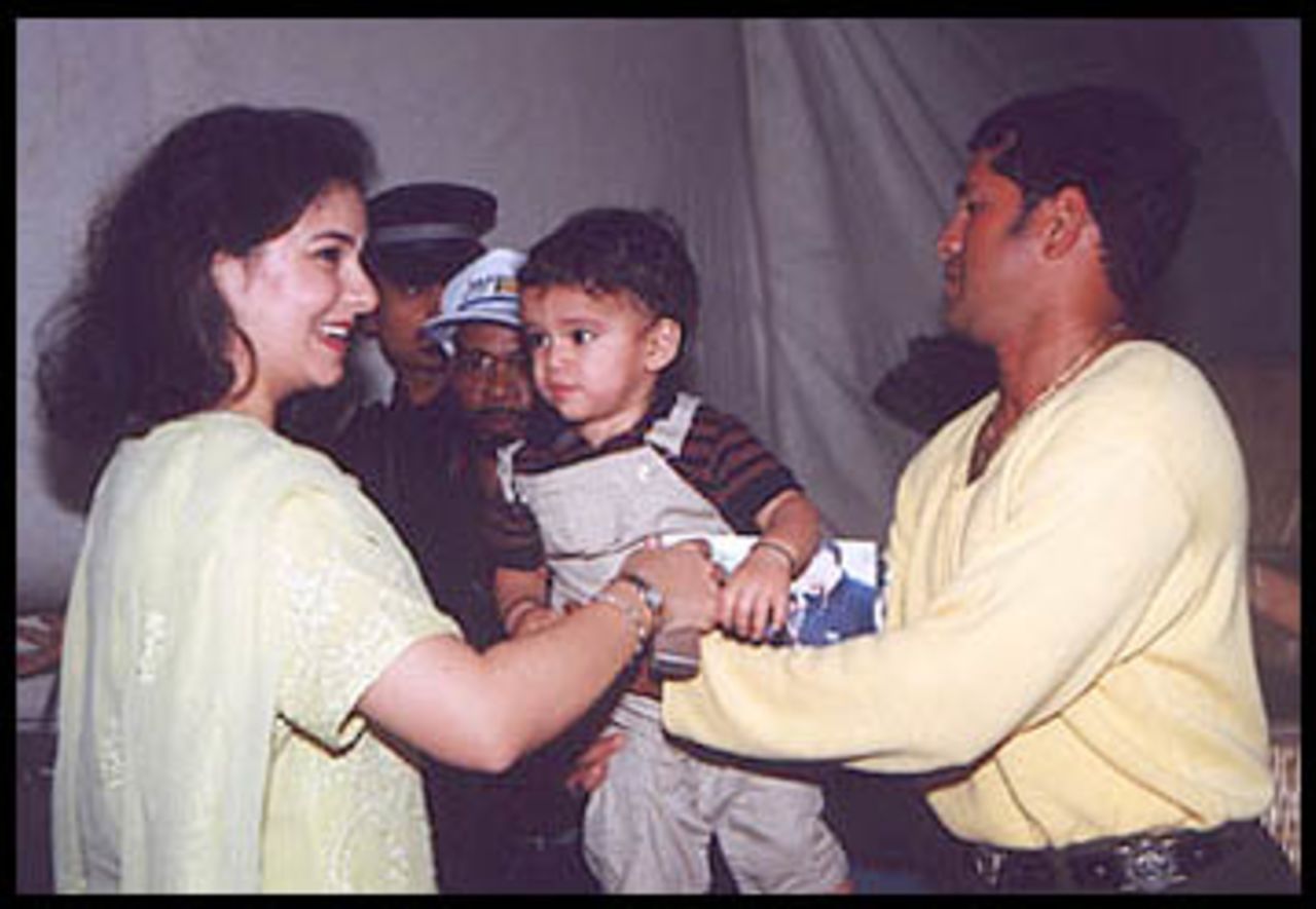 Little Arjun seems to be Mama's Boy