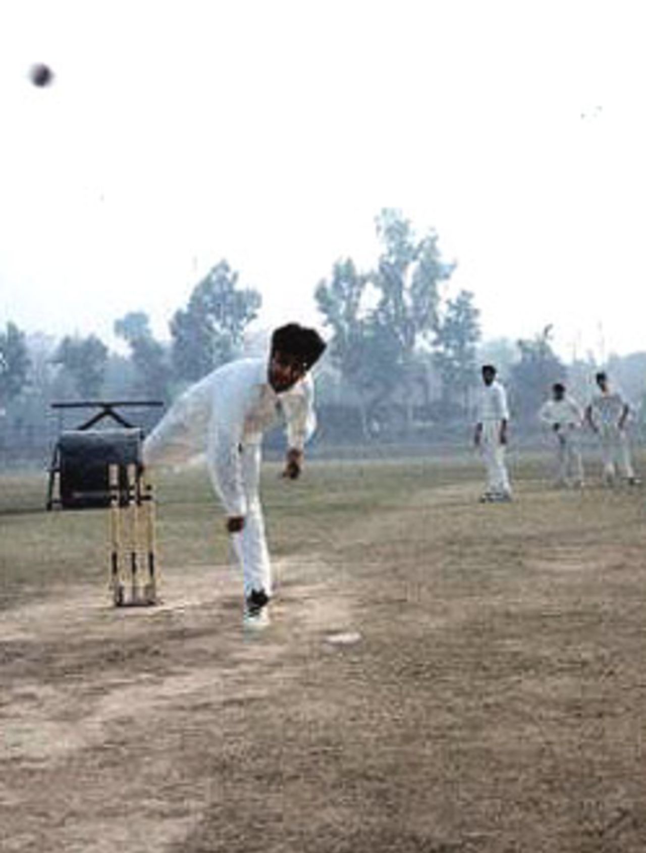 Afghanistan Cricket Federation players during a trial and training camp