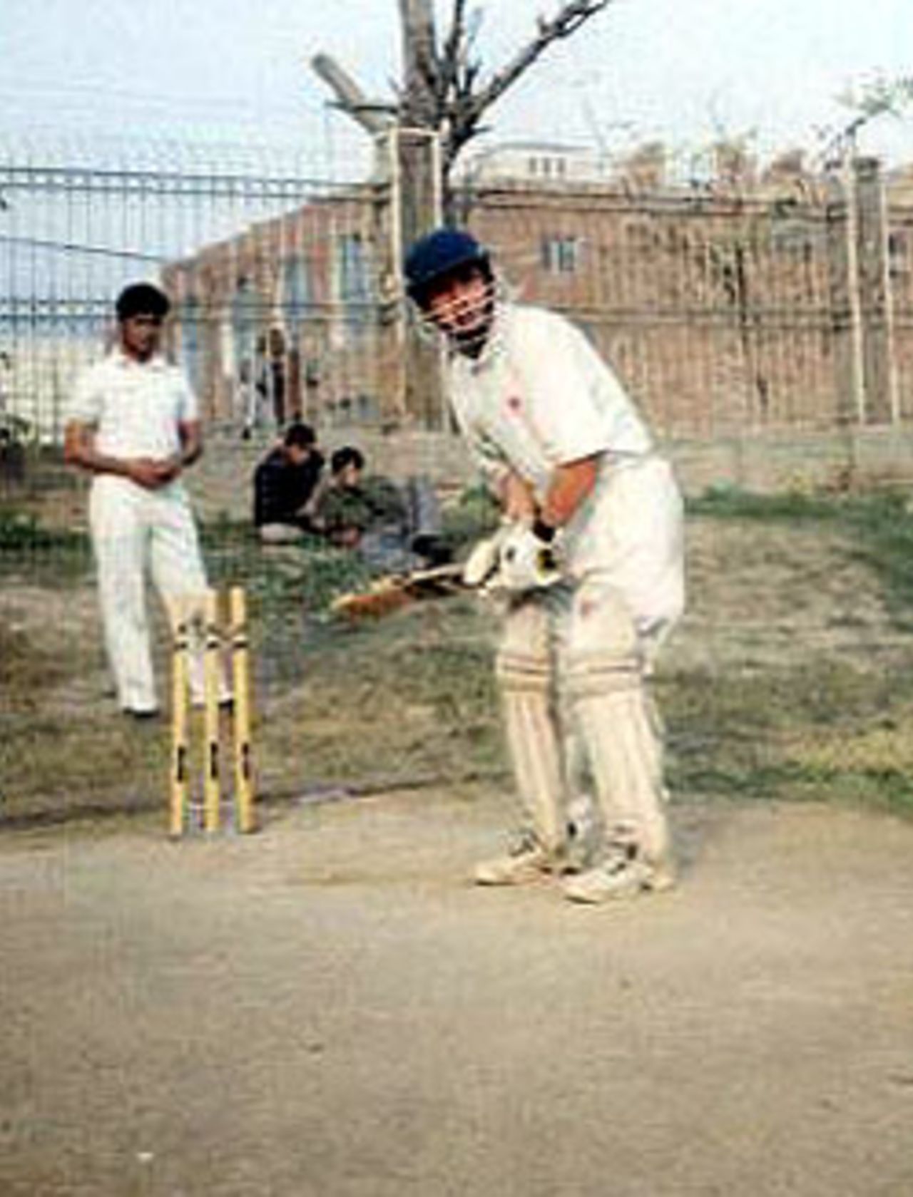Afghanistan Cricket Federation players during a trial and training camp