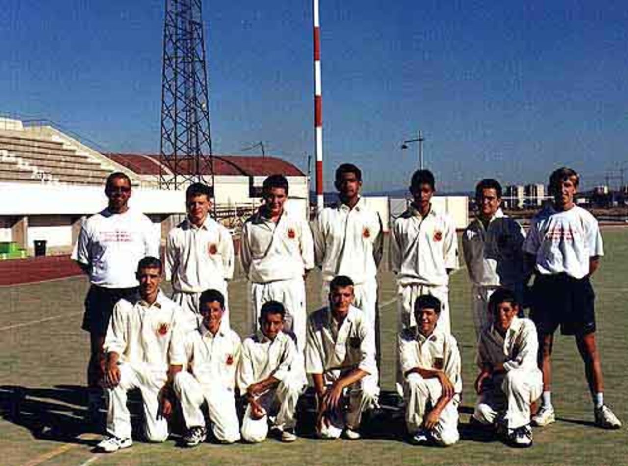 Development Officer Phil Hudson with players