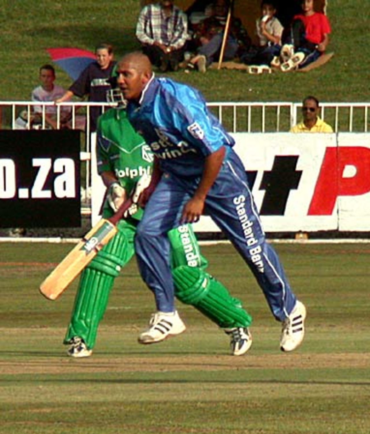 WP paceman Roger Telemachus in action against Kwa-Zulu Natal
