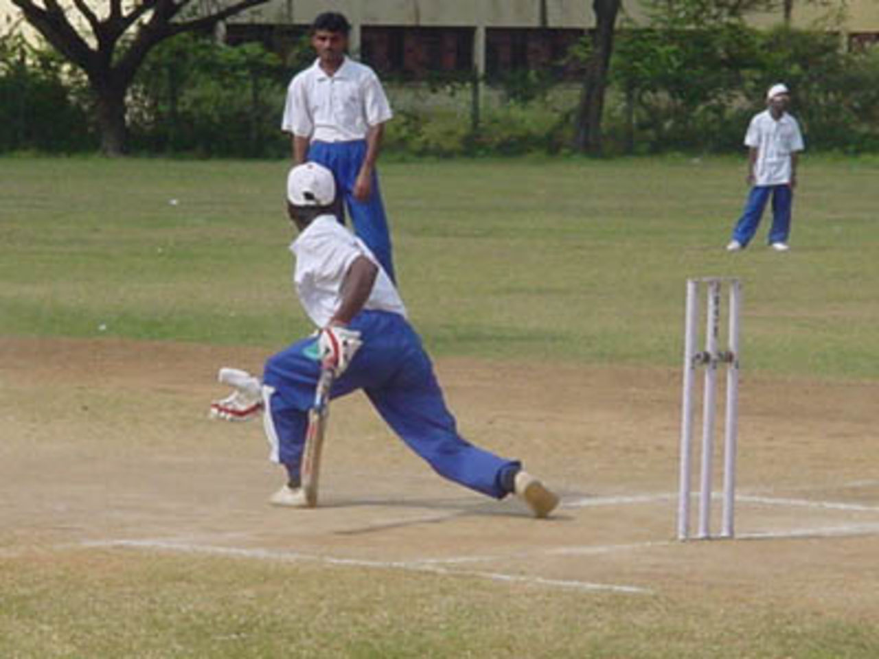 Action from the HSBC National Cricket Tournament for the Blind at Chennai