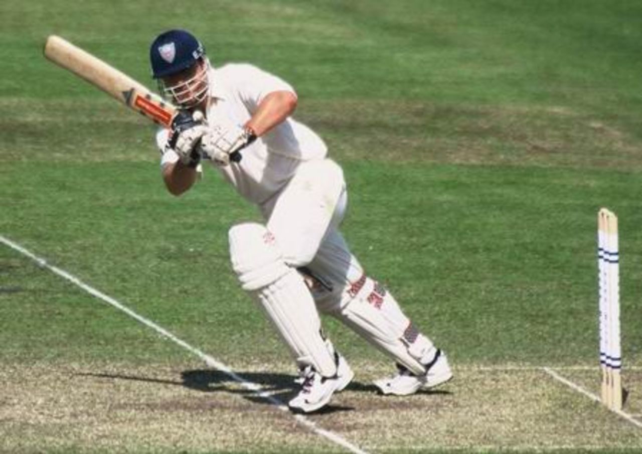Michael Slater batting for New South Wales