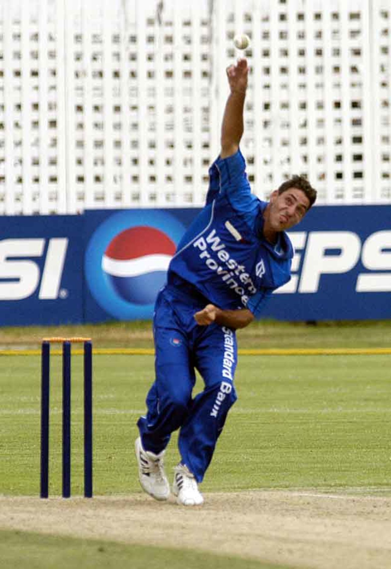 WP opening bowler Quinton Friend in action against SA
