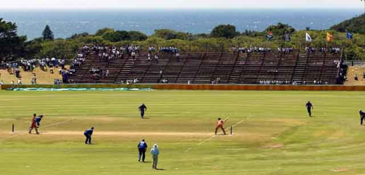 England play Border Bears in a World Cup warm up match at Buffalo Park in East London, South Africa, February 6, 2003.