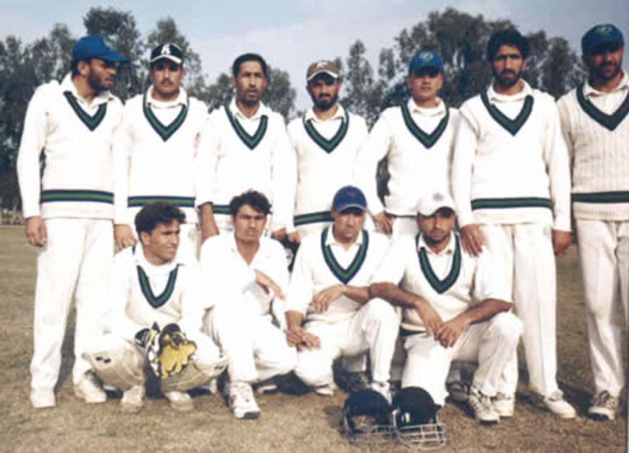 Afghanistan Team during their Cornelius Trophy matches in Pakistan, Jan - Mar 2003