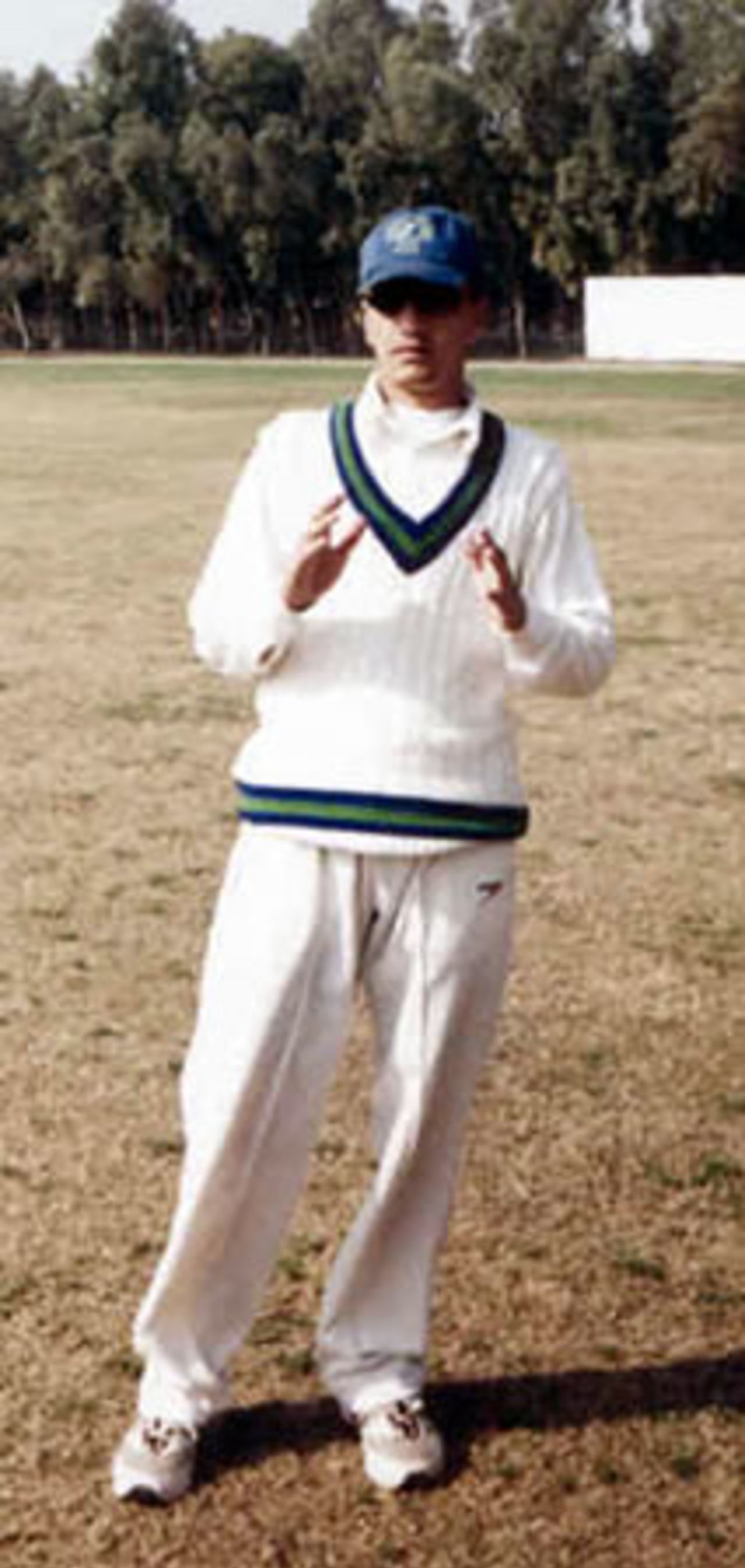 Afghanistan Team during their Cornelius Trophy matches in Pakistan, Jan - Mar 2003