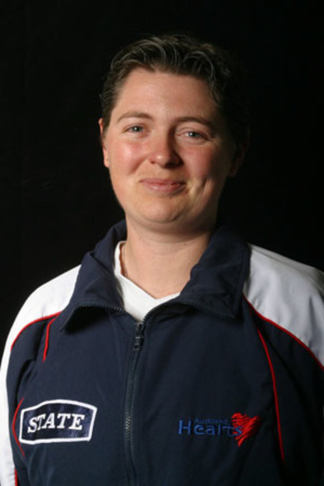 Portrait of Natalee Scripps, Auckland women's player in the 2002/03 season.