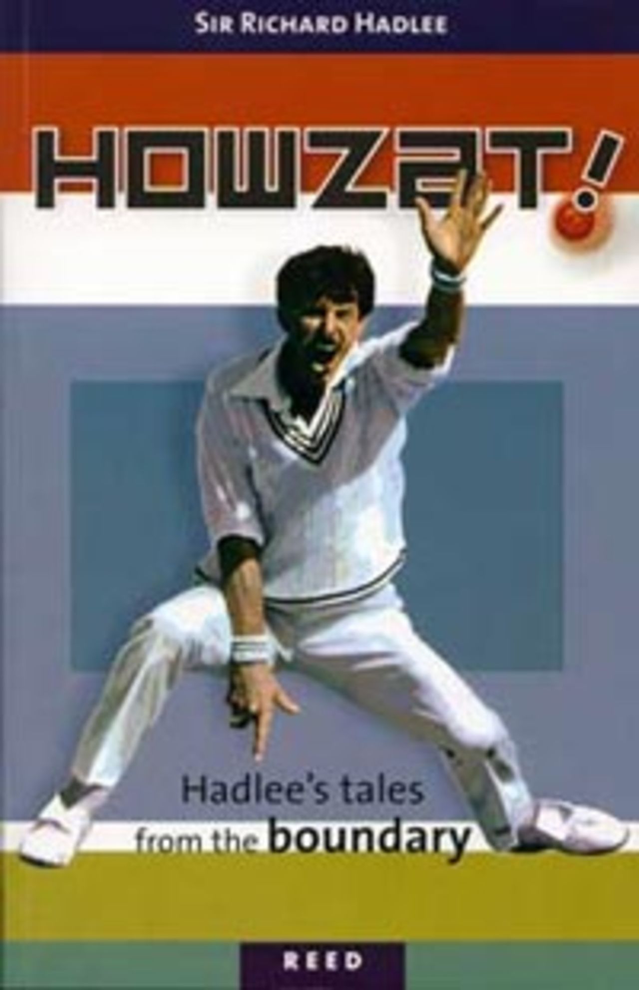 Cover of book 'HOWZAT!' by Sir Richard Hadlee.