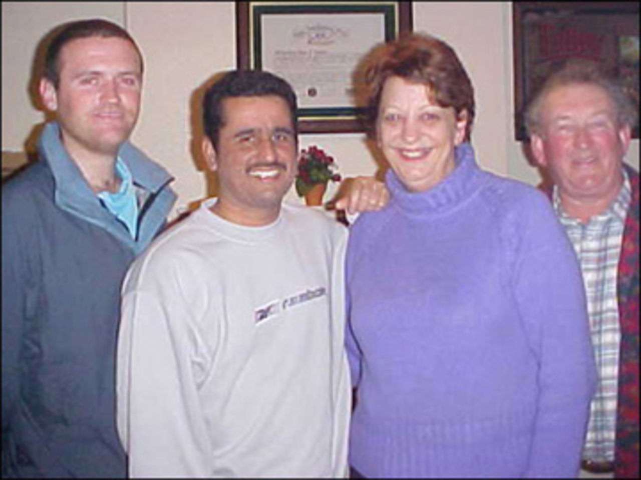 New ADCL officials Ian Spence, Abrar Shah, Susan Astbury and Alven Burrows at the AGM