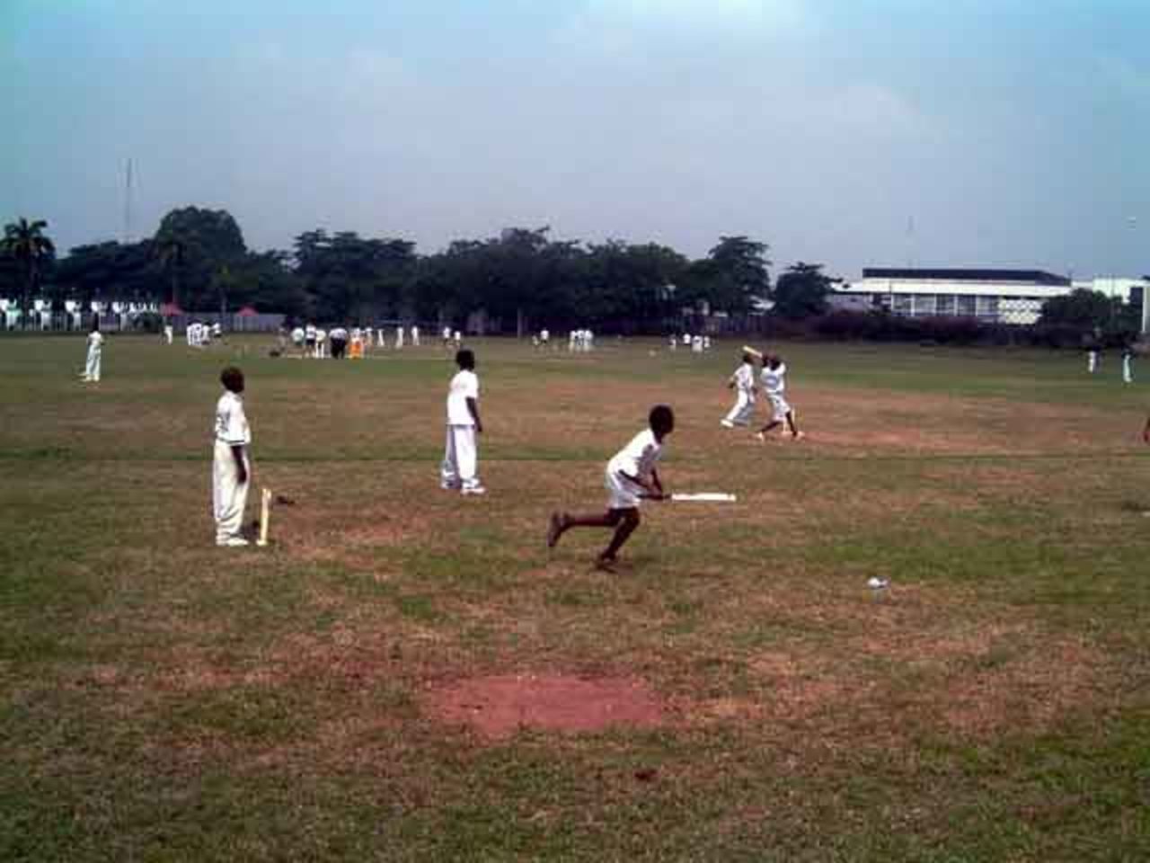 MCC coaching children in Sri Lanka