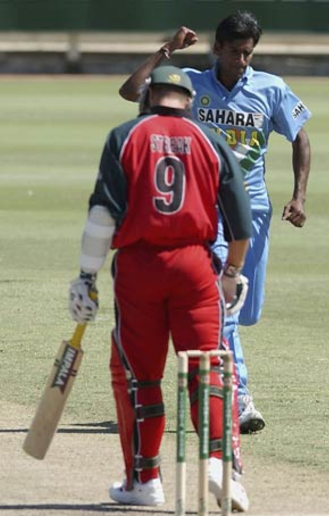 Lakshmipathy Balaji came to the party, India v Zimbabwe, 12th ODI, VB Series, Perth, February 3rd, 2004