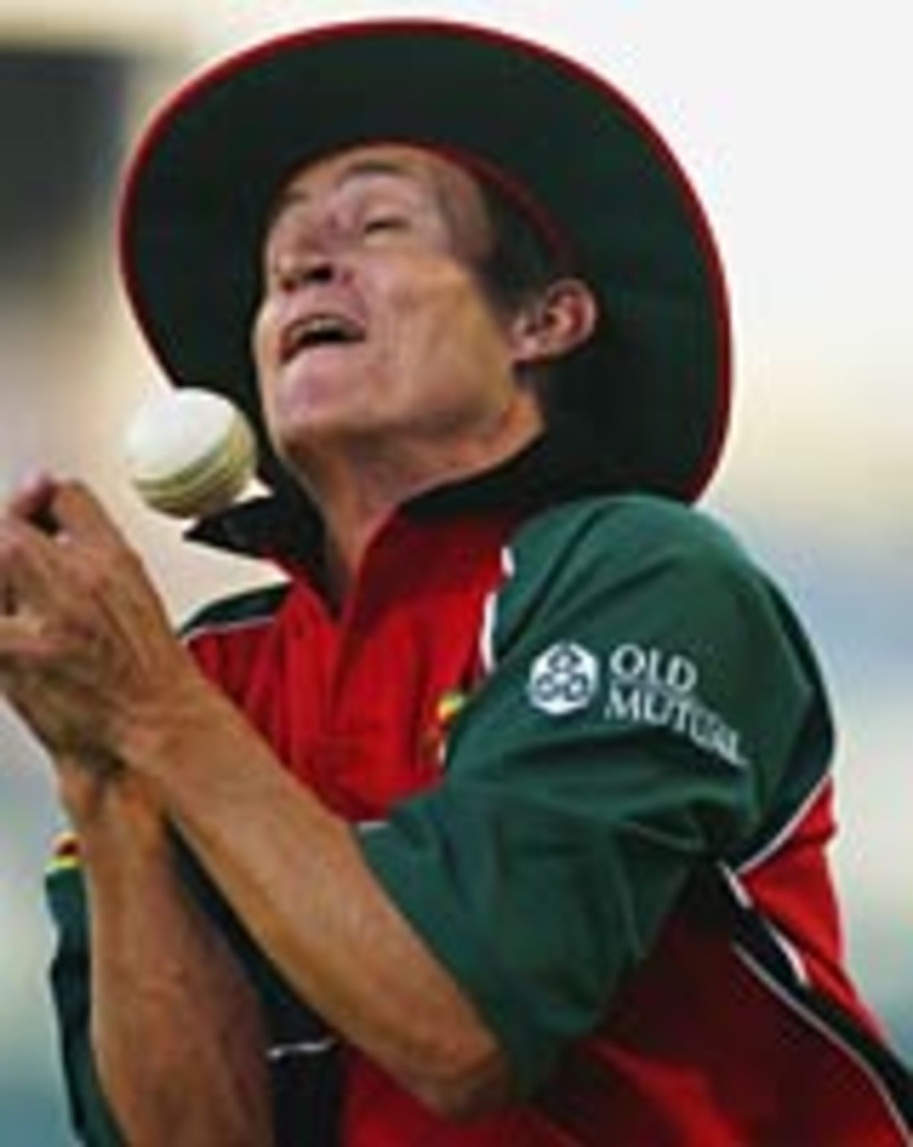 Stuart Carlisle drops VVS Laxman, India v Zimbabwe, 12th ODI, VB Series, Perth, February 3rd, 2004
