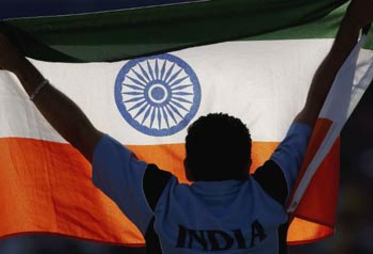 Zimbabwe had run India close, but the Indian fans could heave a sigh of relief in the end, 12th ODI, VB Series, Perth, February 3rd, 2004