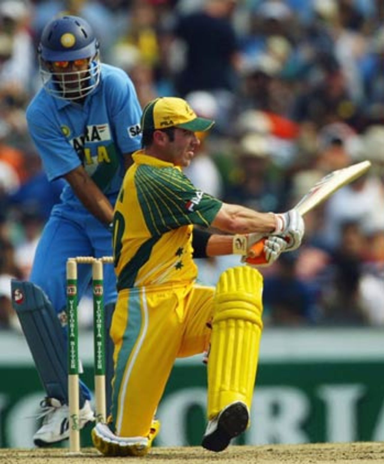 Even Damien Martyn found form, and helped himself to a few runs, Australia v India, VB Series, 2nd final, Sydney, February 8, 2004