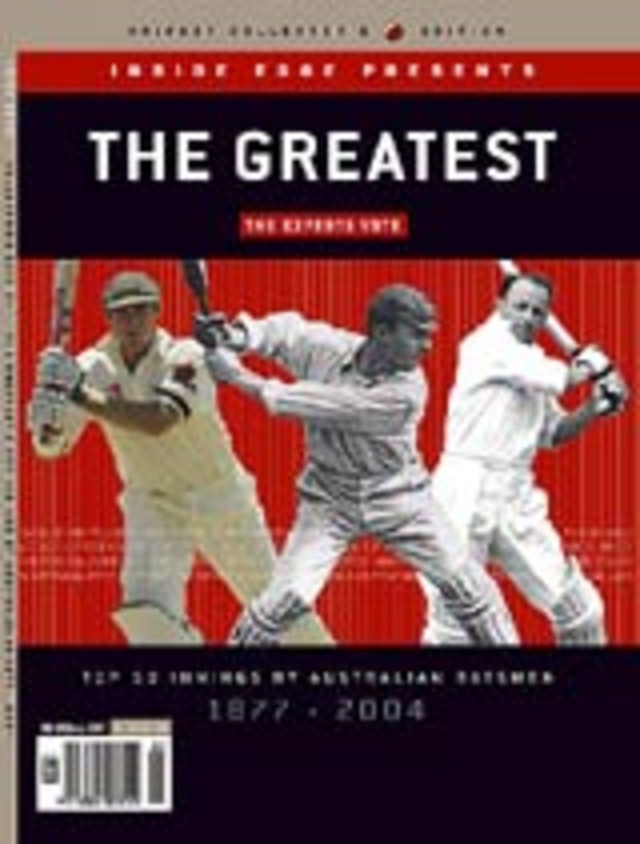 The cover of the latest Inside Edge magazine, February 10, 2003