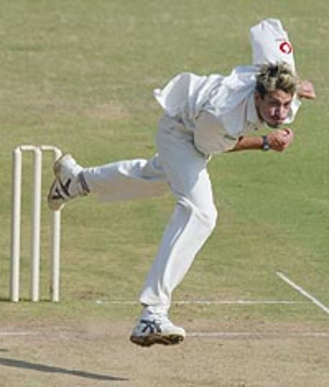 Sajid Mahmood in action for England A