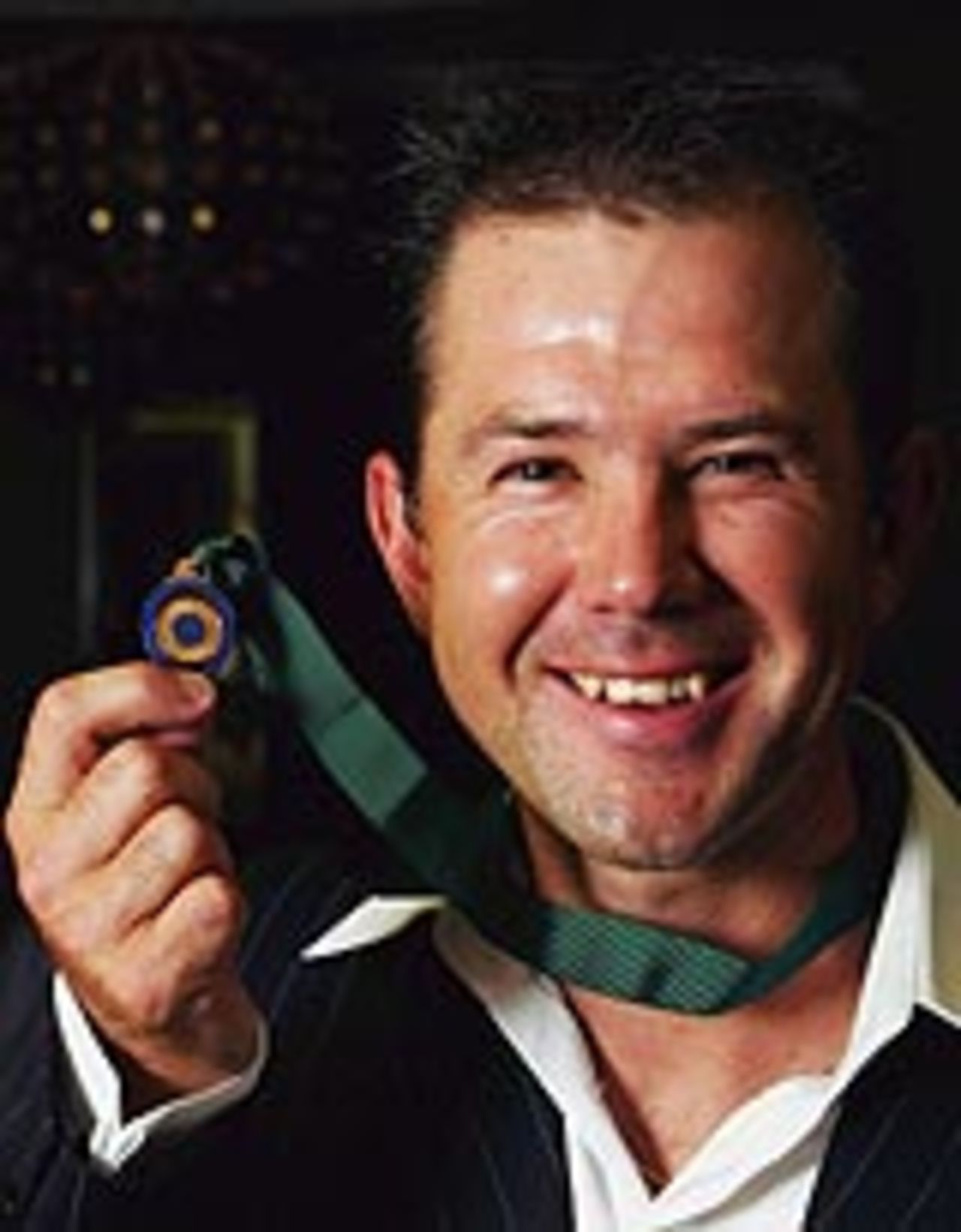 Ricky Ponting with Allan Border Medal 2004
