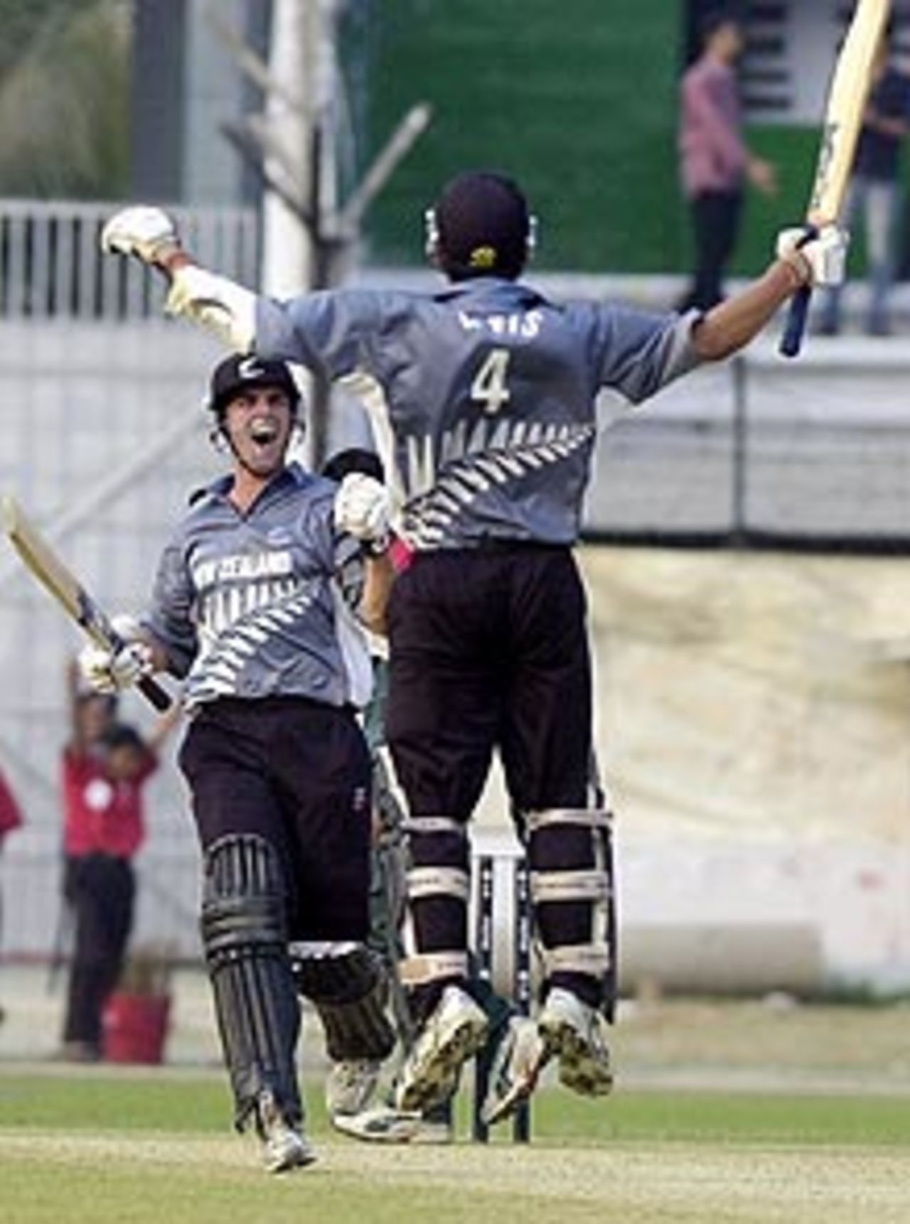 New Zealand U19s celebrate victory over Bangladesh, February 15, Dhaka