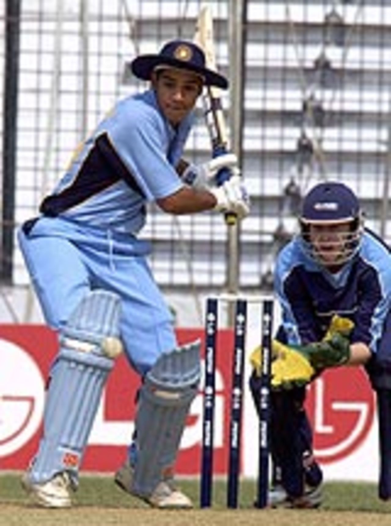 Shikhar Dhawan on his way to 155 against Scotland, Dhaka, February 16, 2004