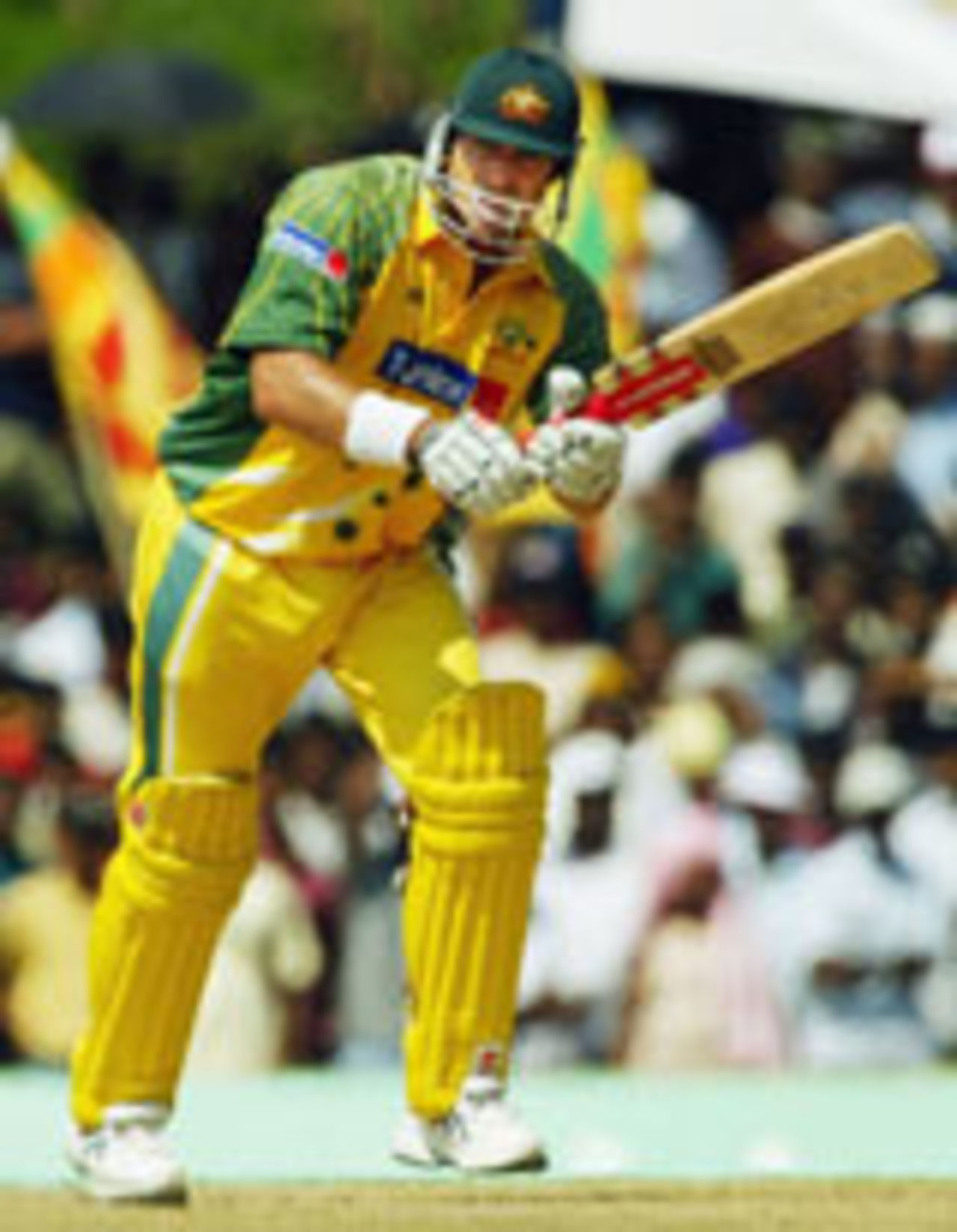 Matthew Hayden batting, Sri Lanka v Australia, 1st ODI, Dambulla, February 20, 2004
