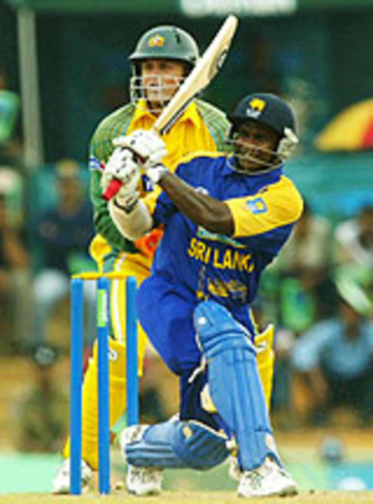 Sanath Jayasuriya took time to get going, Sri Lanka v Australia, 2nd ODI, Dambulla, February 22, 2004