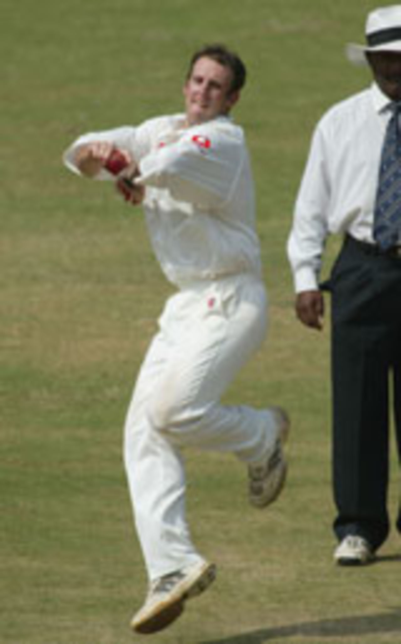 James Tredwell bowling for England A v India A, February 10, Bangalore