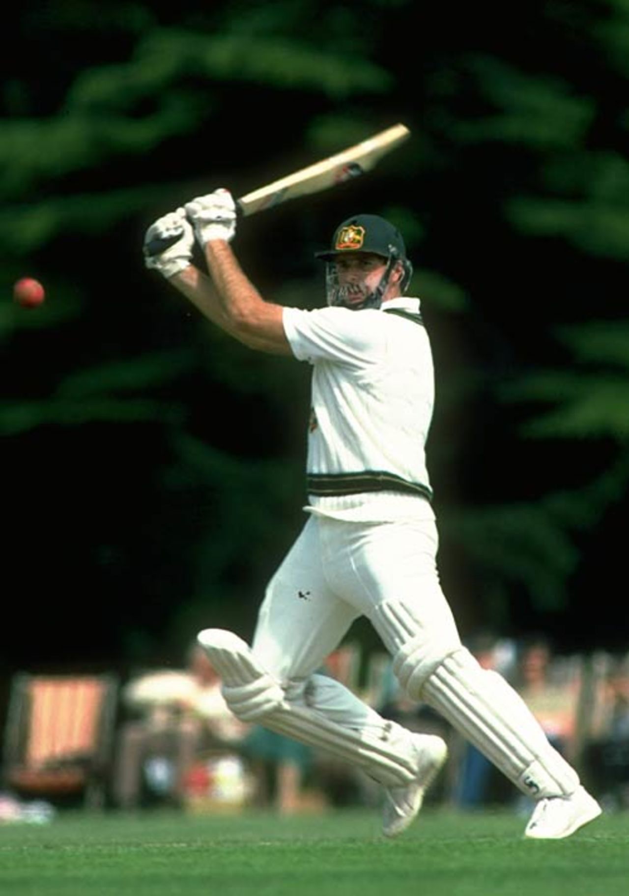 Graham Yallop batting in England in 1980