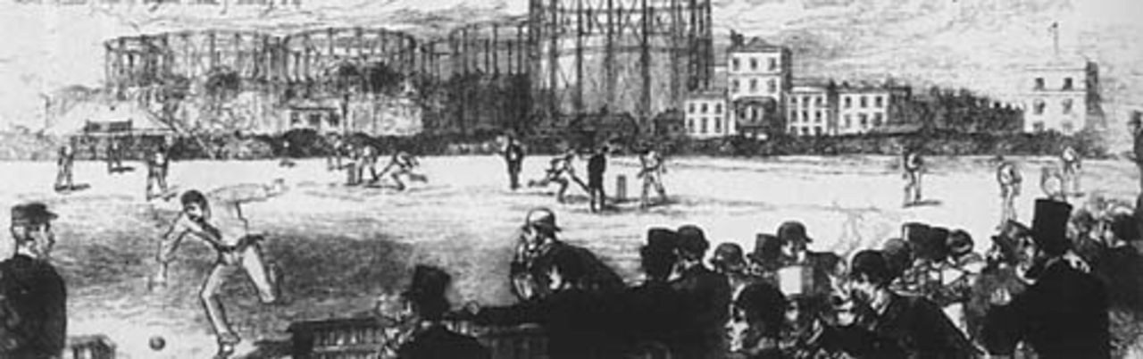 The Oval during the 1882 Ashes Test