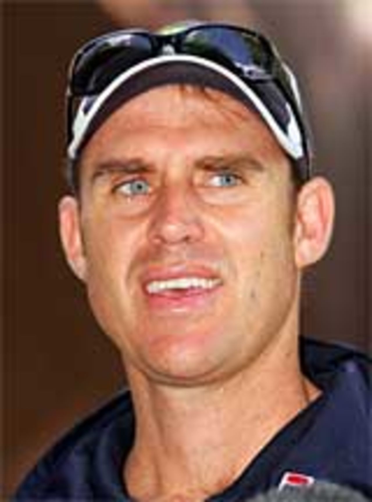 Matthew Hayden addresses the media, February 5, 2005