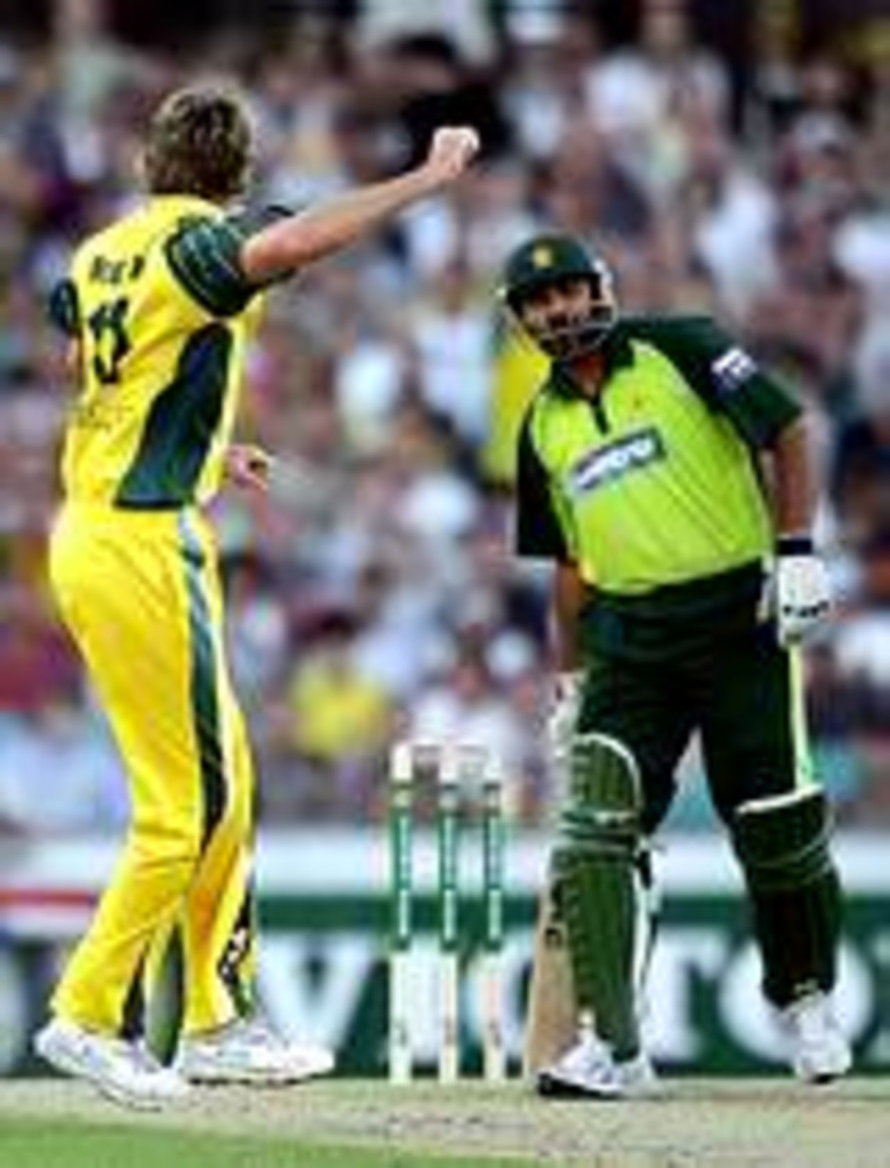 Glenn McGrath traps Inzamam-ul-Haq, Australia v Pakistan, VB Series final, Sydney, February 6, 2005