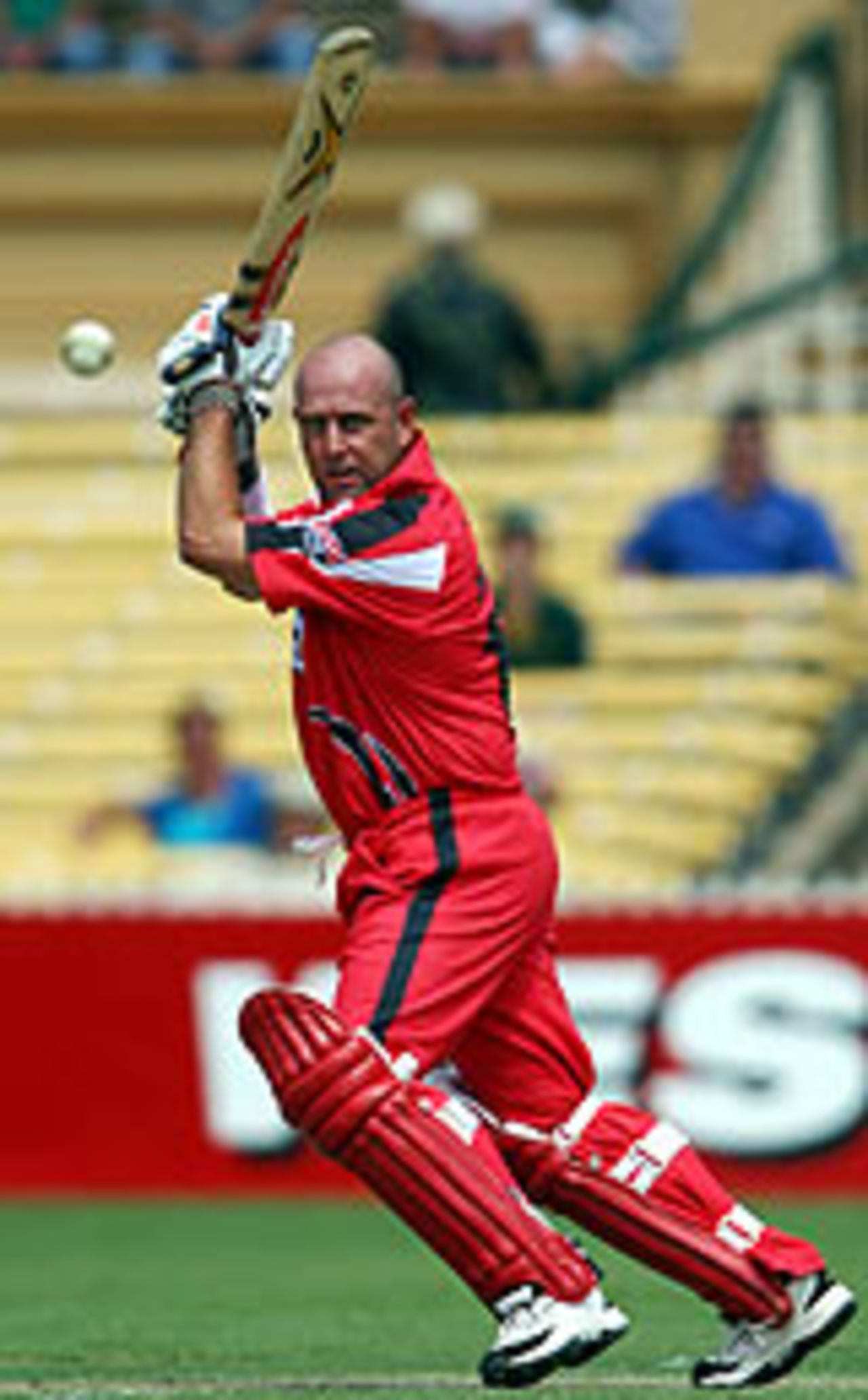 Darren Lehmann hits out, South Australia v Tasmania, ING Cup, Adelaide, February 12, 2005
