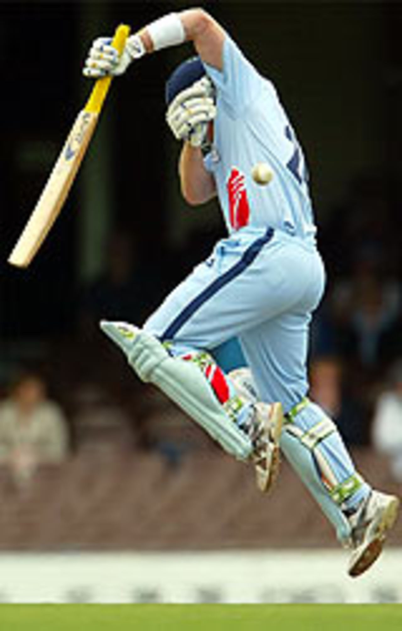 Brad Haddin takes evasive action, New South Wales v Victoria, ING Cup, Sydney, February 13, 2005