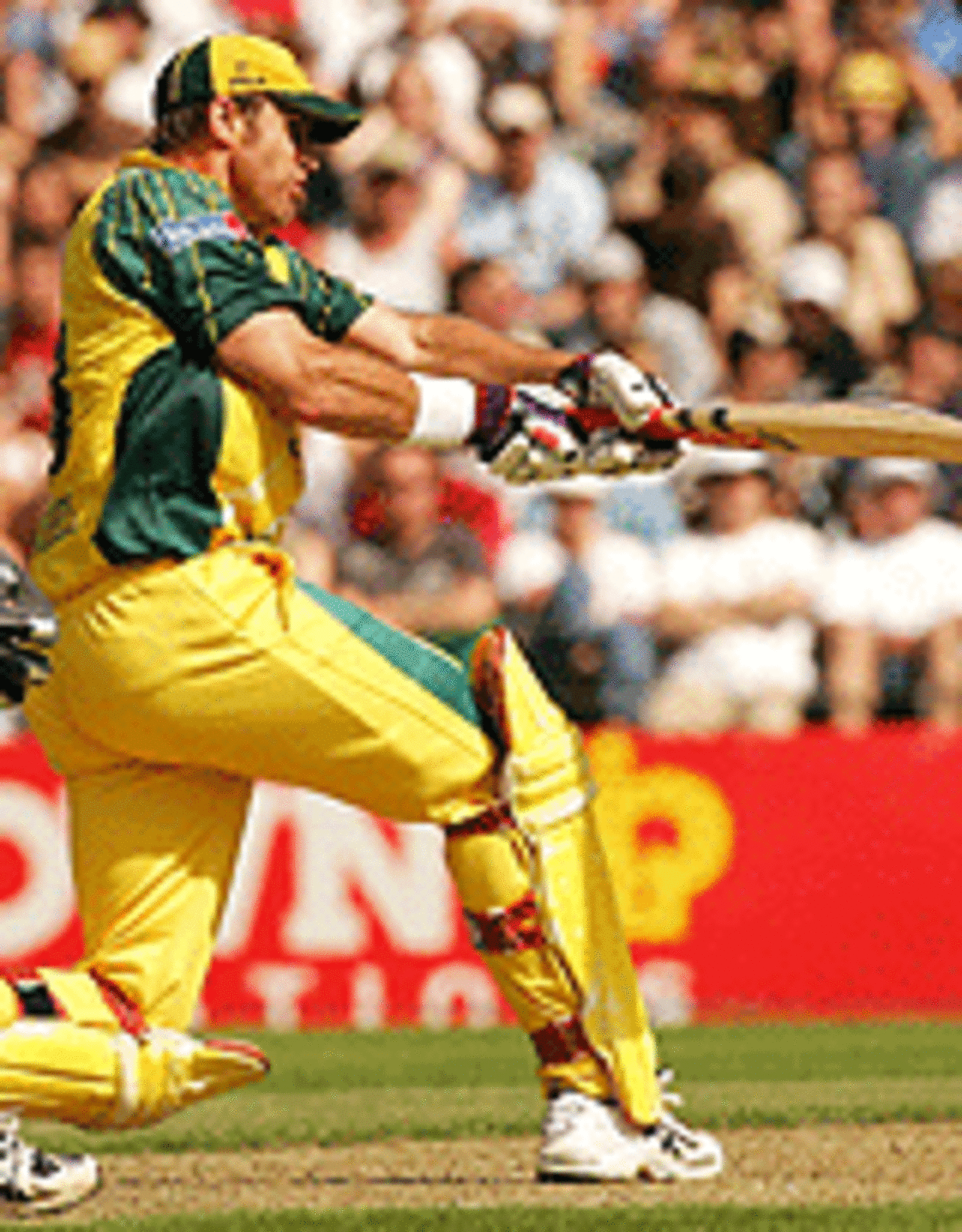 Matthew Hayden in action, New Zealand v Australia, 2nd ODI, Christchurch, February 22, 2005