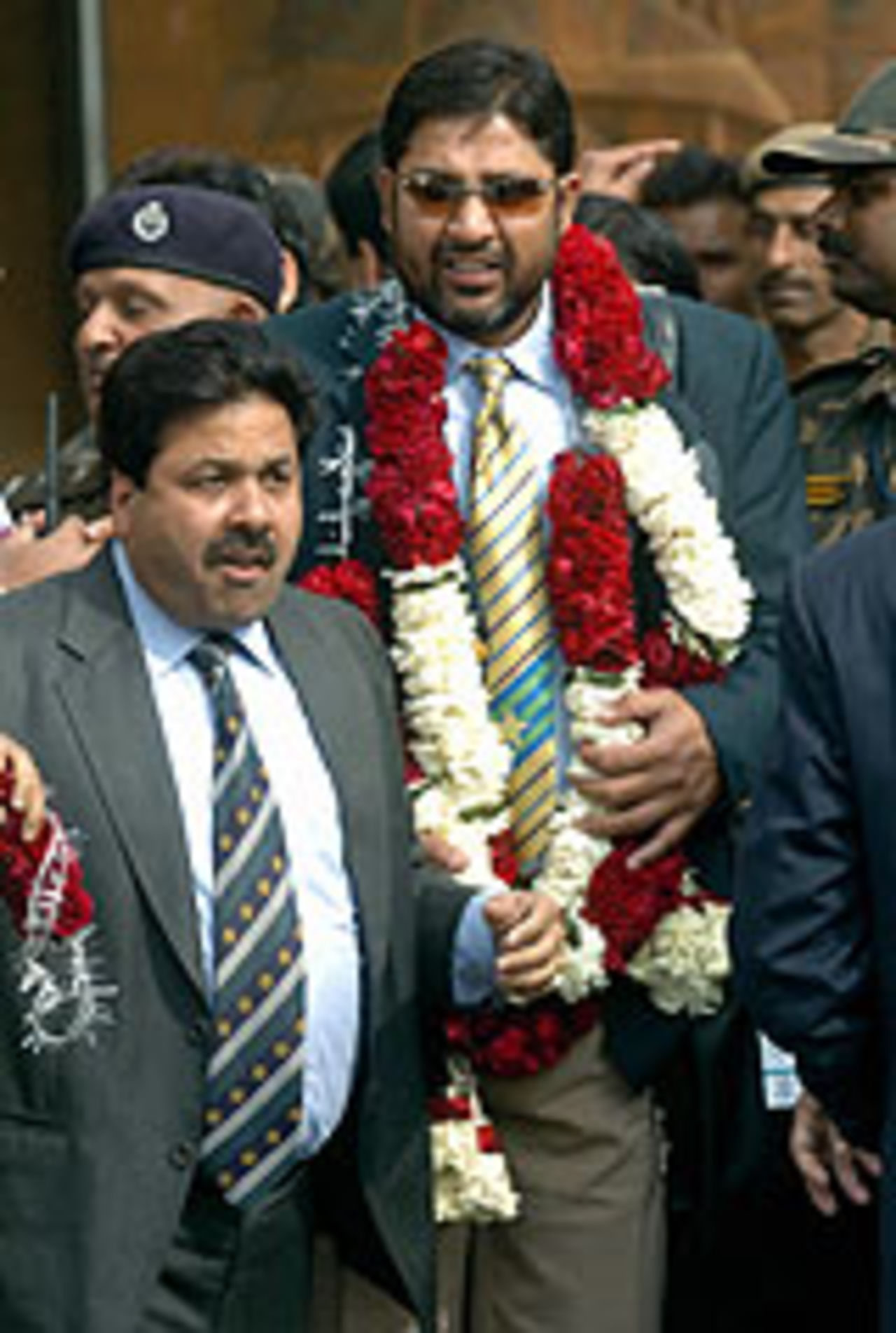 Inzamam-ul-Haq arrives in India, New Delhi, February 28, 2005