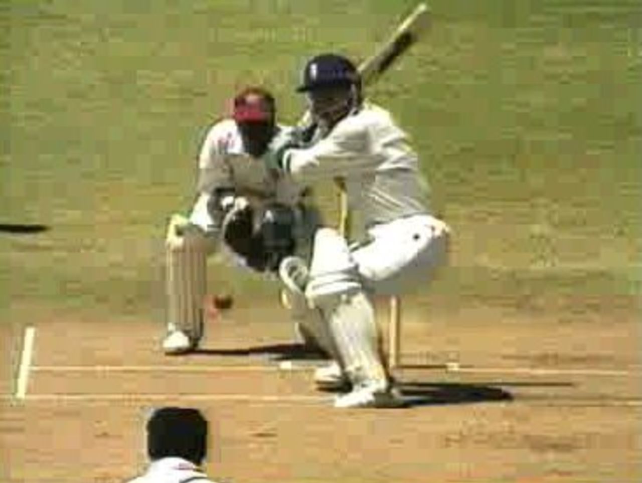 5th Test, West Indies v England, Barbados Day 2, session 2: Ramprakash cuts Hooper for 4