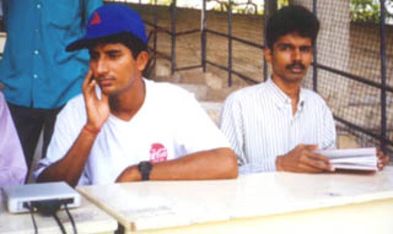 Sadagopan Ramesh watches the irc channel cricket proceedings as C Deenadayalan (CricInfo).