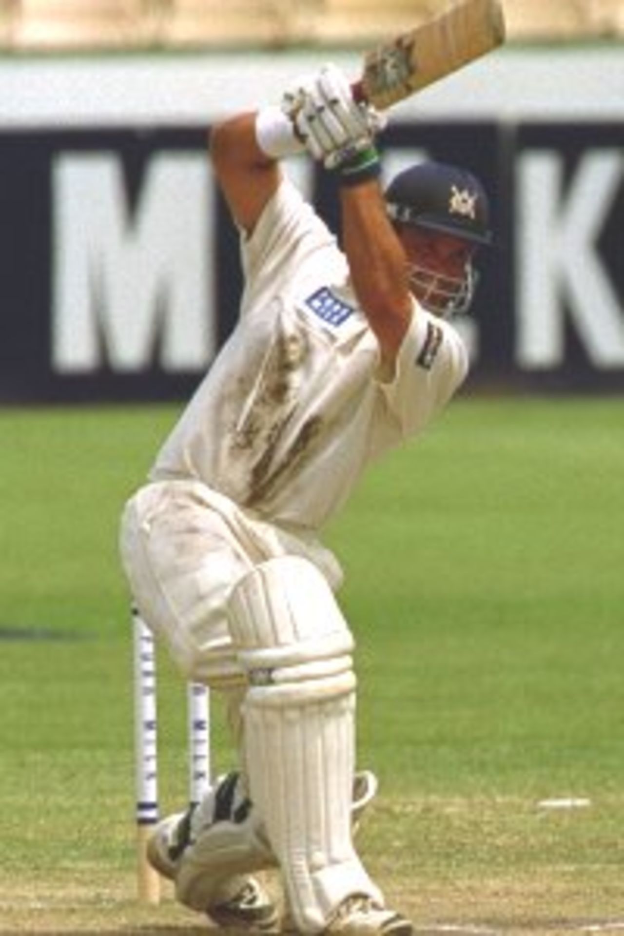 11 Feb 2000: Matthew Mott of Victoria plays a shot against NSW during the Pura Milk Cup cricket match between New South Wales v Victoria at the Sydney Cricket Ground, Australia.